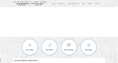 Desktop Screenshot of mandellaw.com